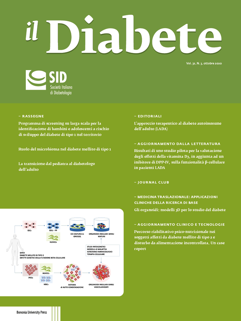 Il Diabete Online – Organo Ufficiale Della Società Italiana Di Diabetologia